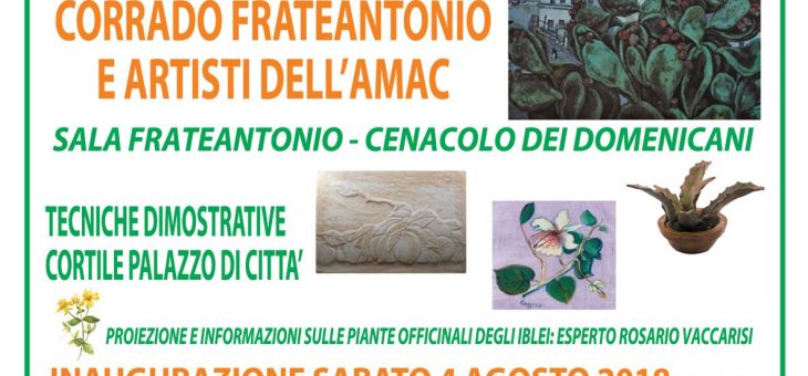 Evento “Verde Arte Mediterranea”, Avola, 4-10 agosto 2018 dalle 21 alle 22:30
